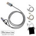 myPower MFi Certified Lightning and Micro USB Cable